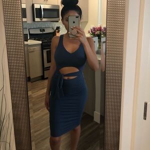 Blue Windsor dress